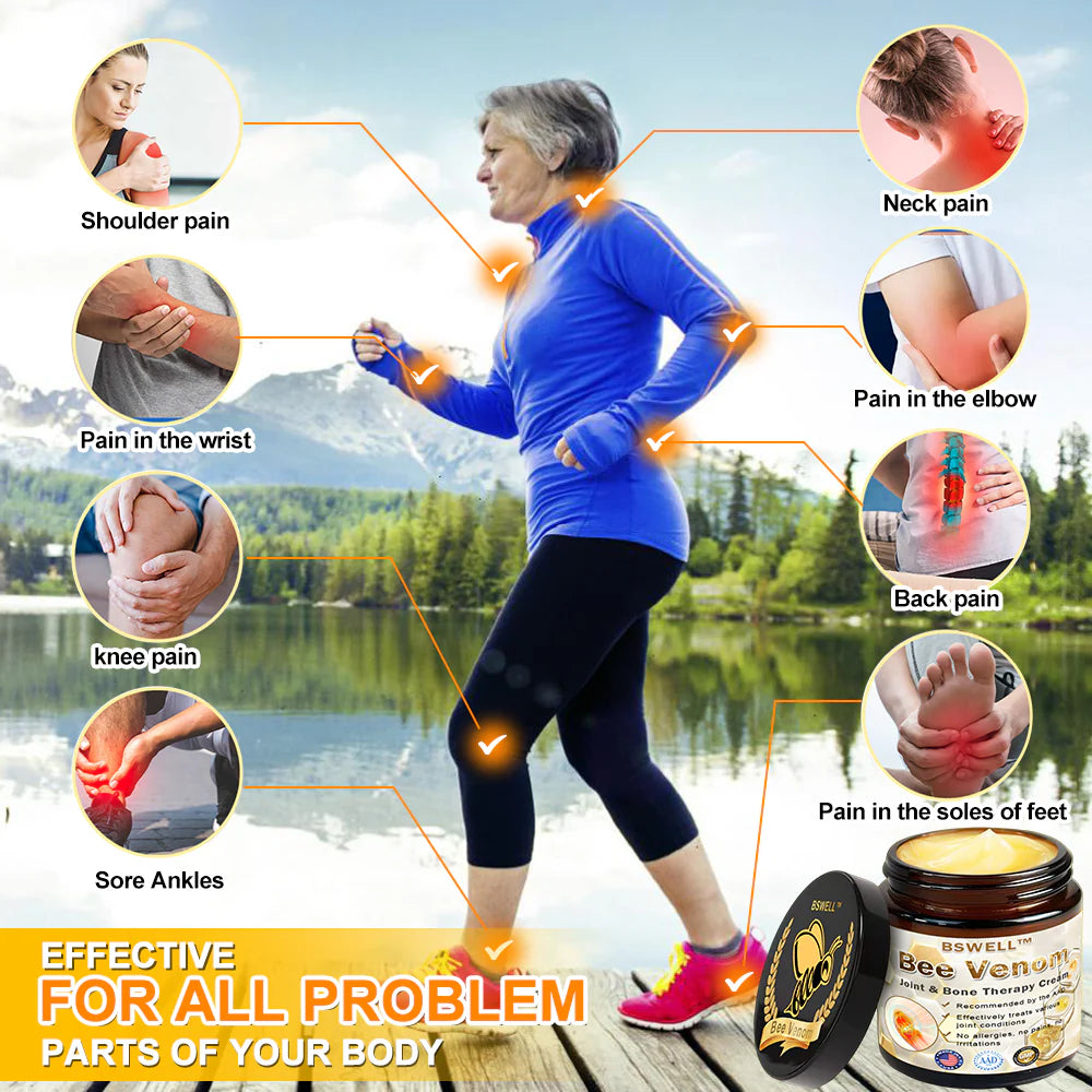 ABMS Certification: BSWELL™ Bee Venom Instant Pain Relief Arthritis Therapy Cream