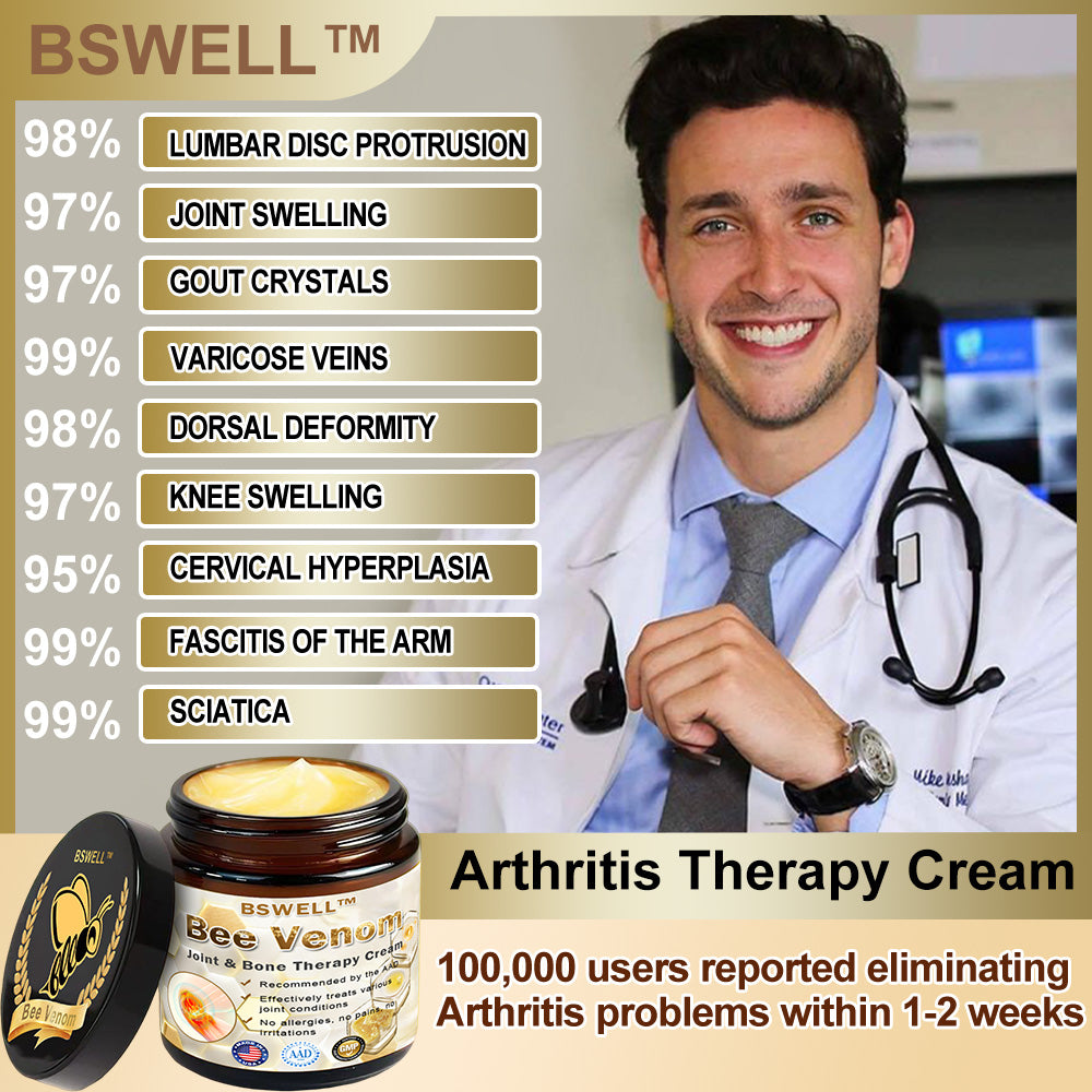 ABMS Certification: BSWELL™ Bee Venom Instant Pain Relief Arthritis Therapy Cream